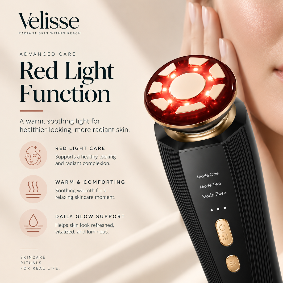 Velisse — Red Light Therapy Skincare Massager