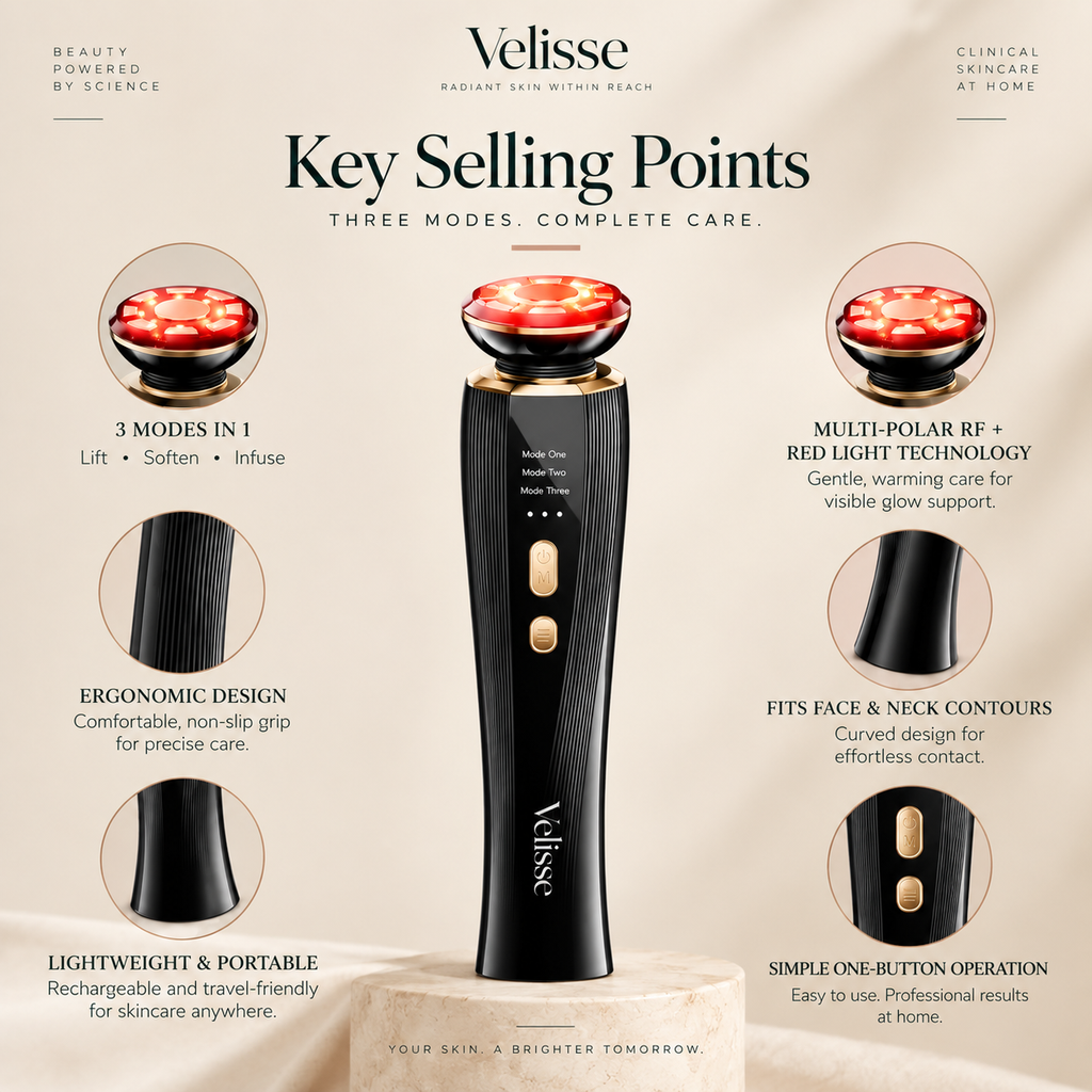 Velisse — Red Light Therapy Skincare Massager