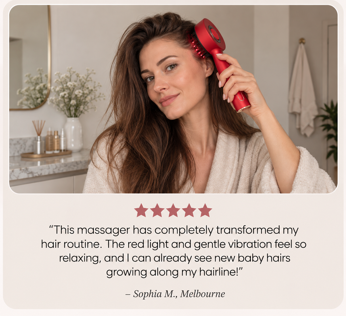 Velisse — Red Light Scalp Massager