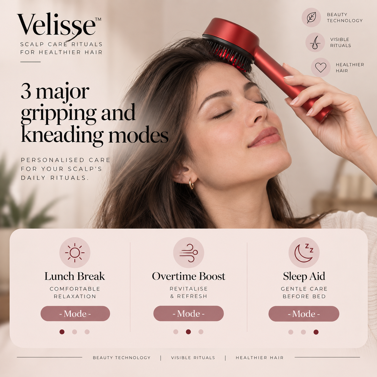 Velisse — Red Light Scalp Massager