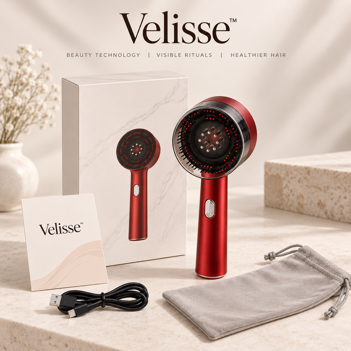 Velisse — Red Light Scalp Massager
